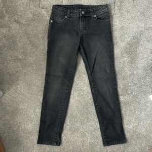Wonder Nation distressed black jeans (girls)